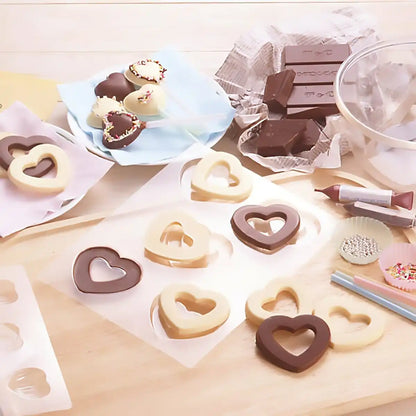 Tigercrown Polystyrene Heart Lolly Chocolate Mold