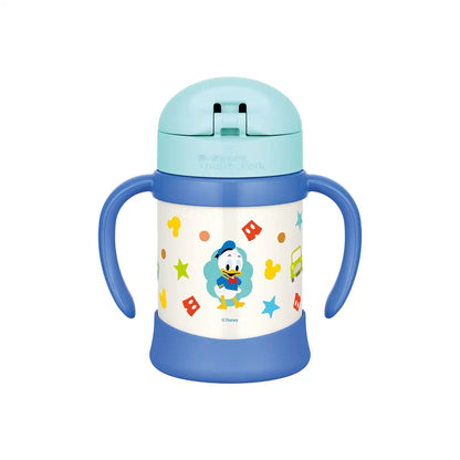 Thermos FHV-250DS Baby Straw Mug Vacuum Flask Suitable From 9 Months Light Blue