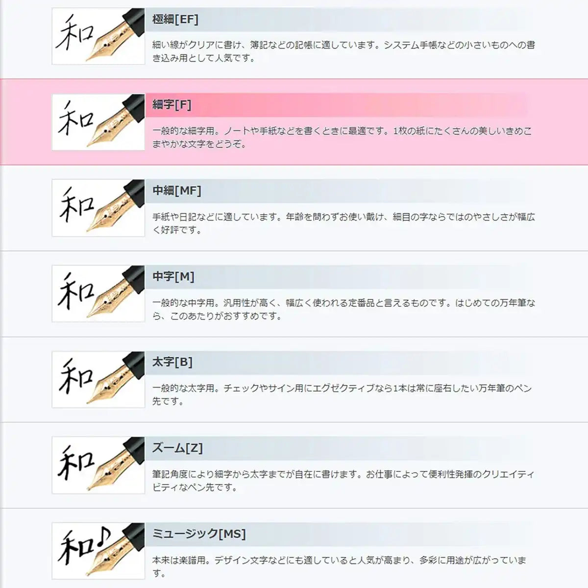 Sailor Facine Fine Point Fountain Pen - Elegant White 11-0725-210