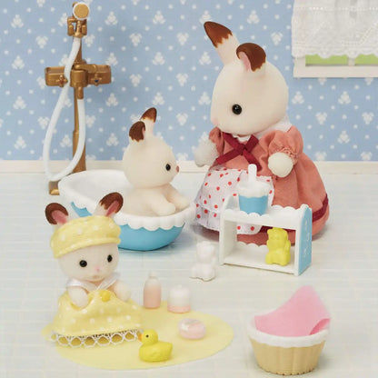Epoch Sylvanian Families Baby Bath Furniture Set Age 3+ Toy Dollhouse