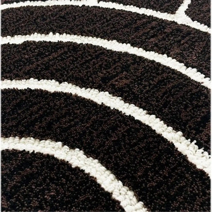 Senko M+Home Japan Bronx Toilet Mat Brown 60X60Cm Antibacterial Deodorant 20703