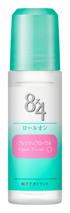 Eight Four 8X4 Roll-On Deodorant Fresh Floral Scent for Long-Lasting Freshness