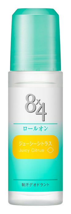 Eight Four 8X4 Roll-On Juicy Citrus Deodorant for Lasting Freshness