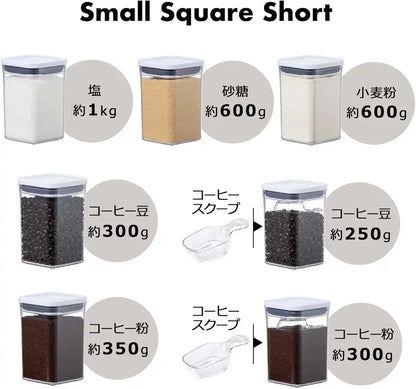 OXO Airtight Plastic Pop Storage Container Kitchen Organizer