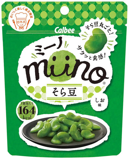 Calbee Miino Salted Green Broad Beans Chips Healthy Snack