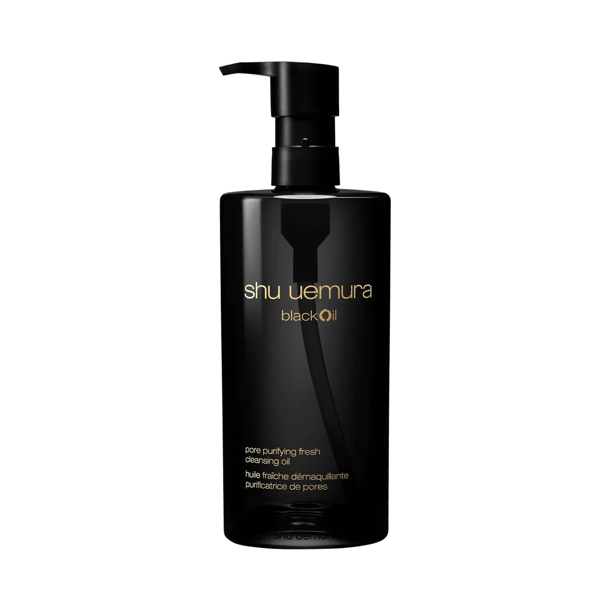 Shu Uemura Black Cleansing Oil 450ml - Gentle Makeup Remover for All Skin Types