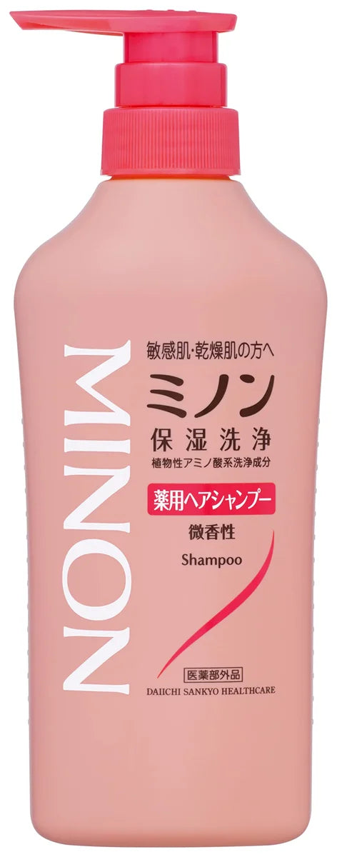 シャンプー NANOAMINO MOISTURE SHAMPOO & TREATMENT Minon Medicated Hair Shampoo 450Ml From Daiichi Sankyo Healthcare Japa