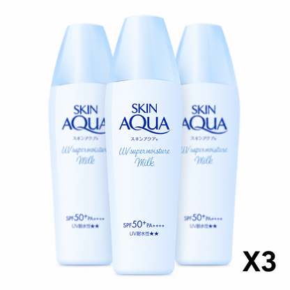 Skin Aqua Super Moisture Milk 40ml - Set of 3