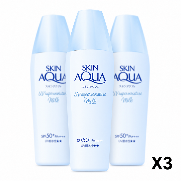 Skin Aqua Super Moisture Milk 40ml - Set of 3