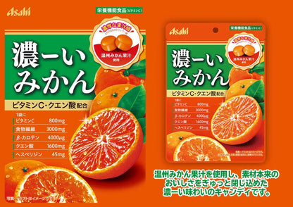 Asahi Koi Mikan Mandarin Orange Candy 84g Rich Flavor Treat