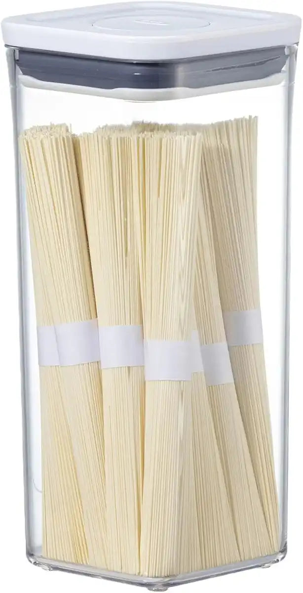 OXO Airtight Plastic Pop Storage Container Kitchen Organizer - Medium Square
 - 719812684956