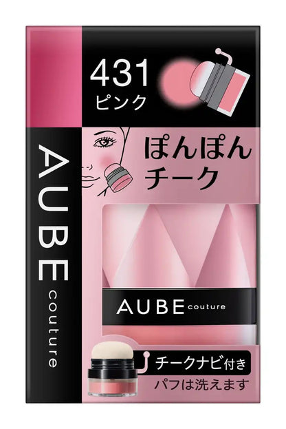 Orb Sofina Pom Pom Cheek 431 Pink - Japan