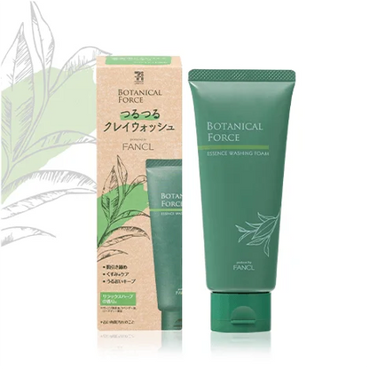 FANCL Botanical Force Smooth Facial Wash Clay Essence Foam 90g