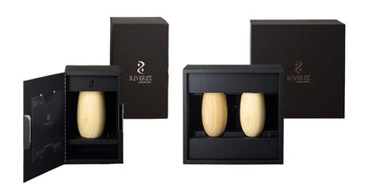 Riveret 330Ml Bamboo Cocoon Tumbler Dishwasher Safe Brown Rv-120B - Made In Japan