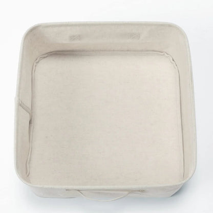 Muji Small Softbox 35x35x16cm Polyester Linen Square Model 12403470