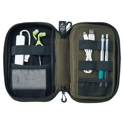 Lihit Lab Japan Cordura Tool Pouch Double Pen Pouch A7765-24 Black