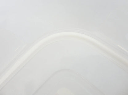 Iwasaki Industry Japan Made Food Storage Container Microwave Safe White 660Ml A-2161W1