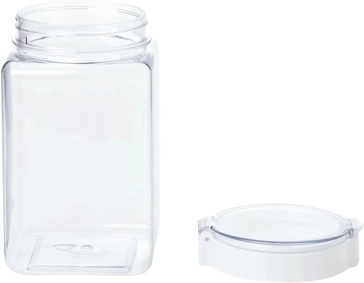 Nitori 2WAY One-Push Canister with Middle Lid Storage Container