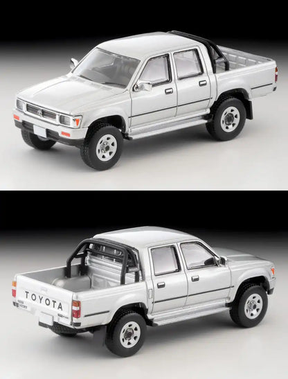 Tomytec Toyota Hilux 4WD Double Cab SSR Silver 1991 Model Lv-N256C
