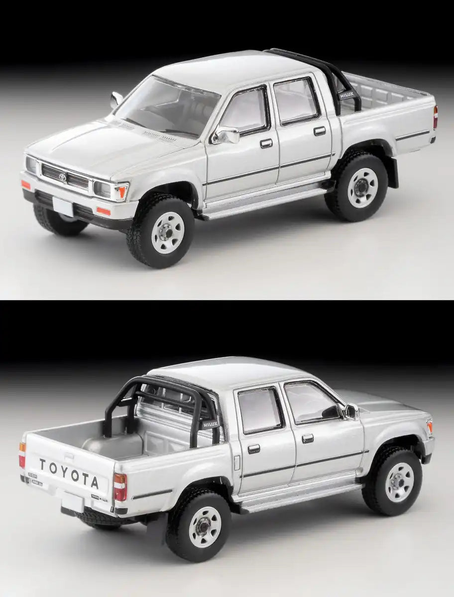 Tomytec Toyota Hilux 4WD Double Cab SSR Silver 1991 Model Lv-N256C