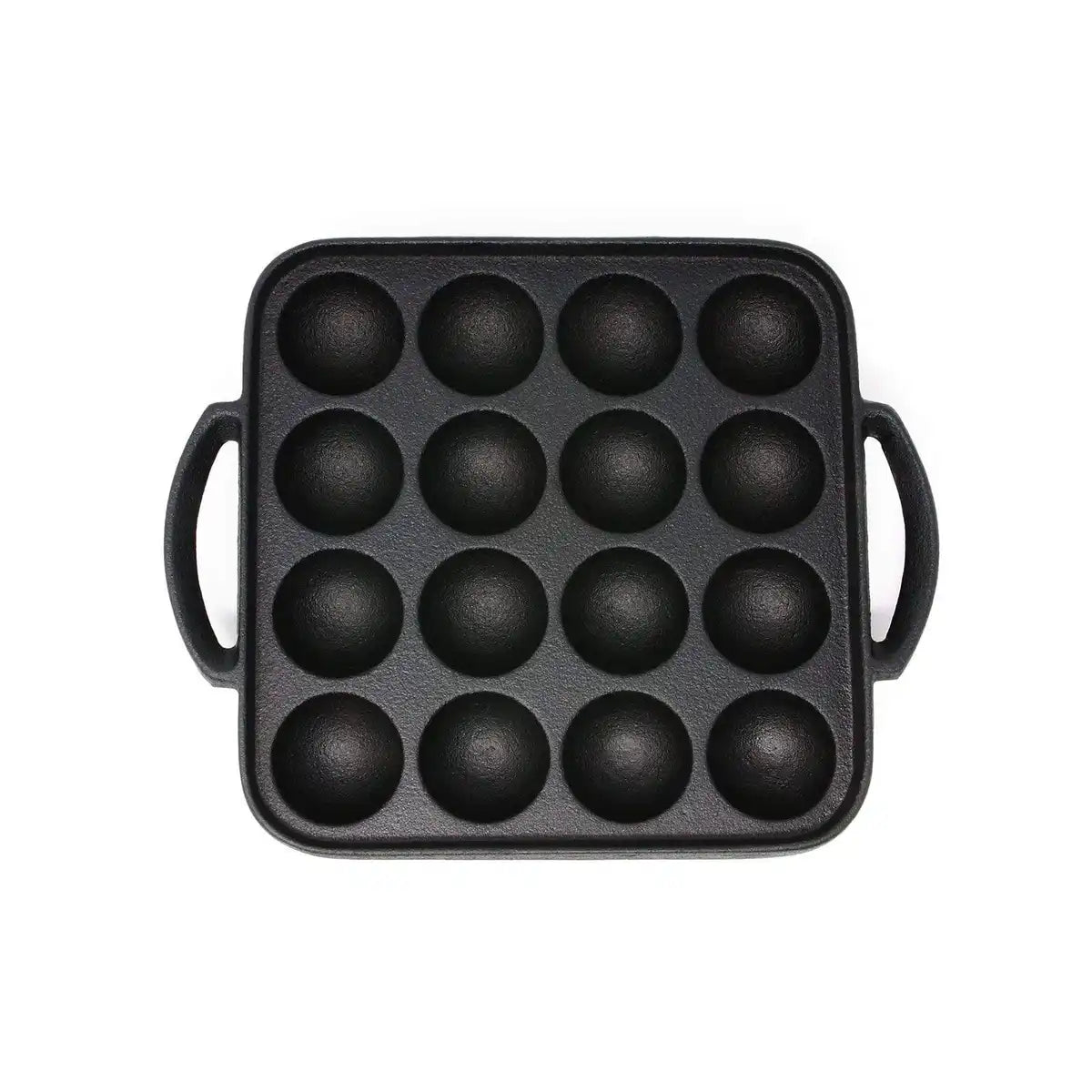 Ikenaga Japan Induction Cast-Iron 16-Ball Takoyaki Pan - Thumbnail 2