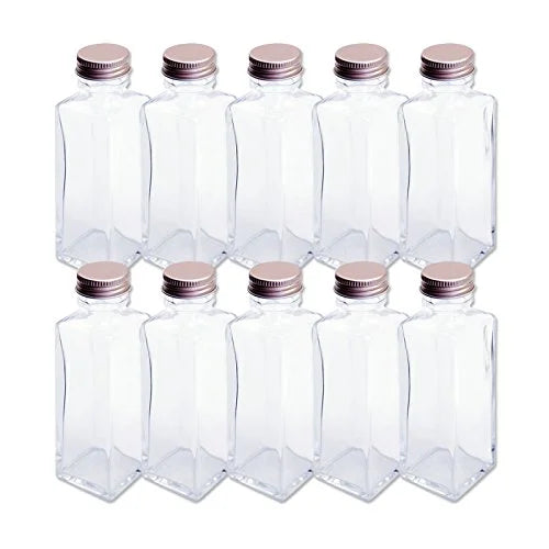 Rhyme Japan Herbarium Square Column Glass Bottle 100Cc 10-Pc Set