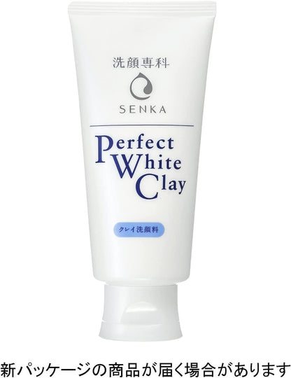 Shiseido Senka Perfect White Clay Gentle Skin Care 120g