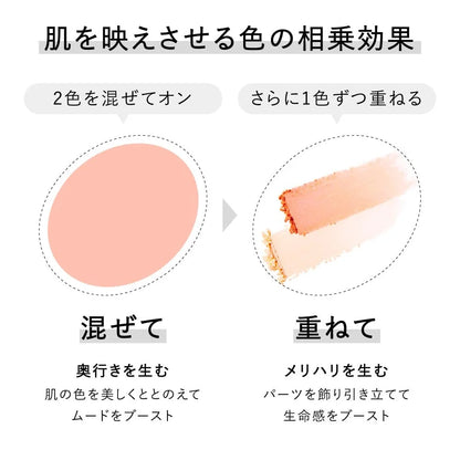 Kanebo Mood Boosting Blush 02 Cheek for Radiant Glow