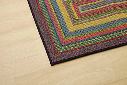 Ikehiko Corporation Japan Igusa Entrance Mat Pure Domestic F Gradation Blue 70X120Cm #8815670