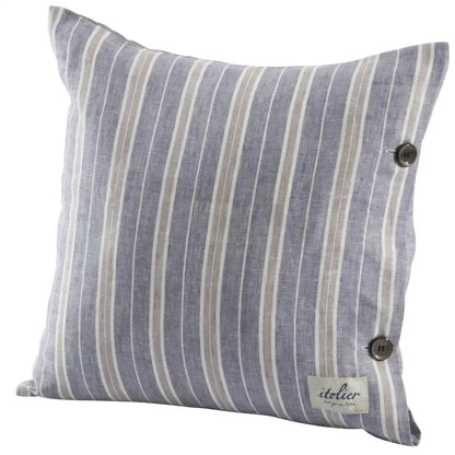 Nishikawa 45X45Cm Japan Linen Cushion Cover - 100% European Linen Smooth - Made In Japan