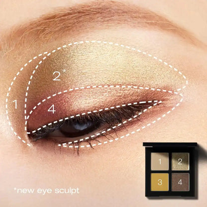 Shu Uemura Chromatics 5.6G Ice Sculpt Summer Matsuri Eyeshadow Palette Authentic