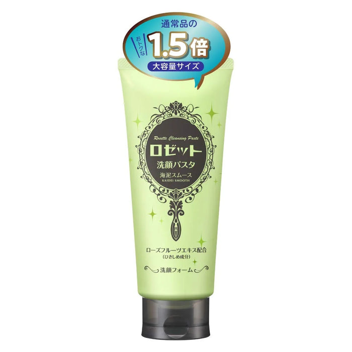 Rosette Japan Cleansing Pasta Sea Mud Smooth 180G (1.5X Capacity) Foam Pores 180G (1Pc)