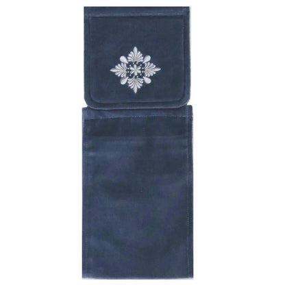 Senko Japan Elegant Shell Paper Holder Cover Dark Blue 78483