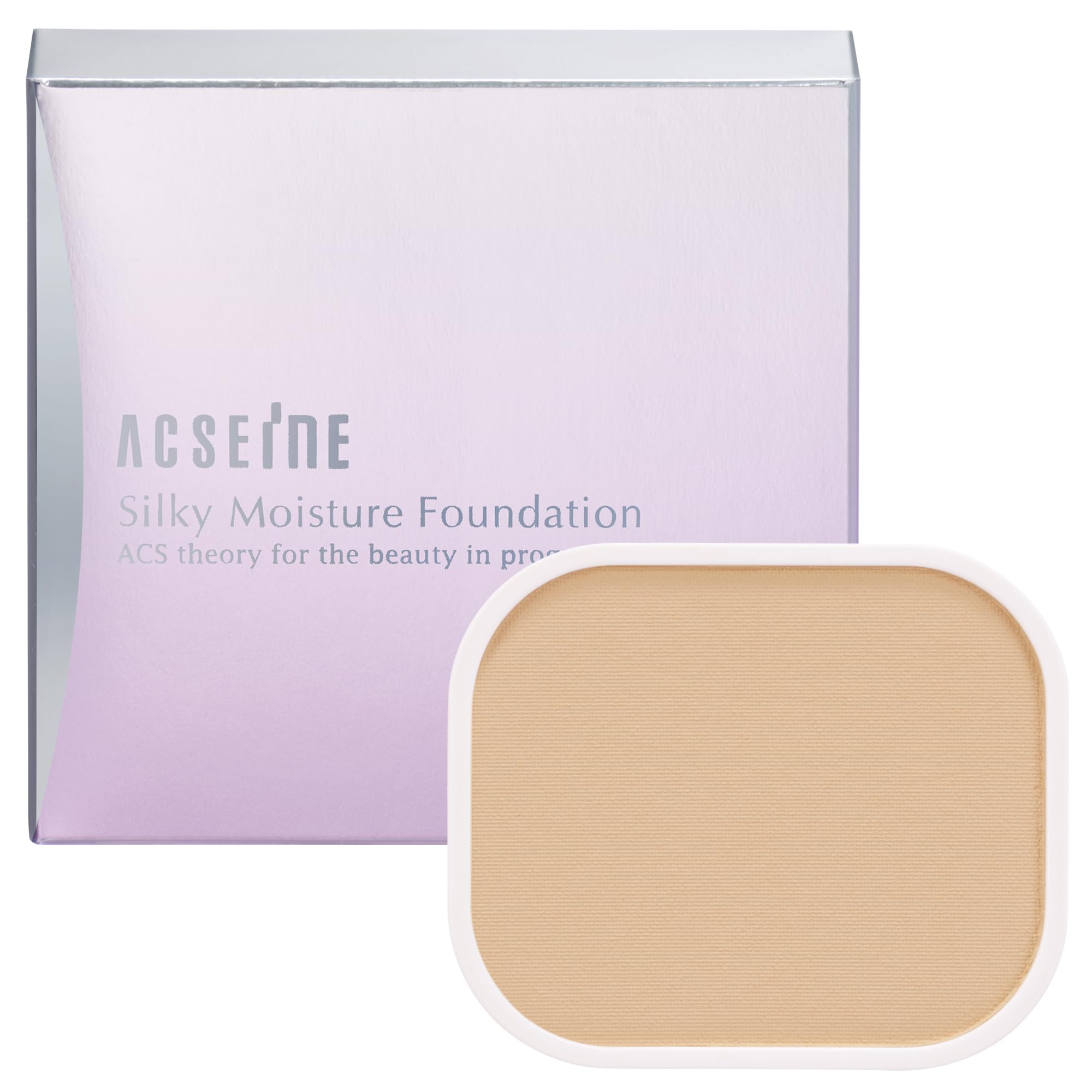 Acseine Silky Moisture Foundation Refill N20 Natural Powder Foundation