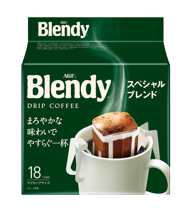 Agf Blendy Drip Coffee Special Blend 18 Bags Smooth Rich Flavor