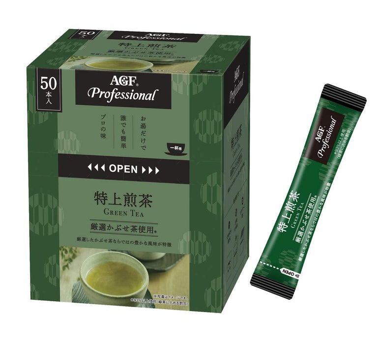 Agf 專業優質煎茶棒茶 50 支，無需茶袋