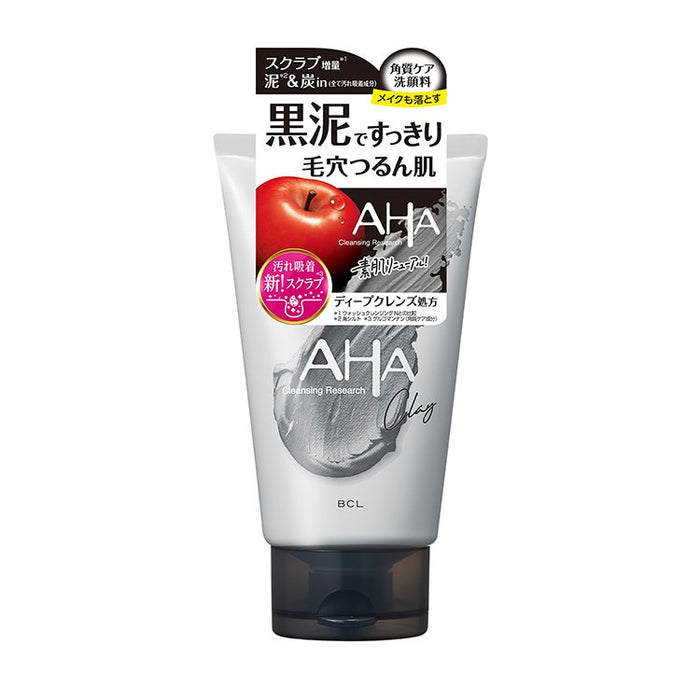 Bcl Aha Cleansing Black Clay 3-In-1 Facial Cleanser 120G Deep Cleanse