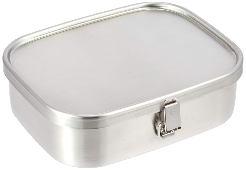 Kobo Aizawa Large 1000Ml Stainless Steel Square Bento Lunch Box