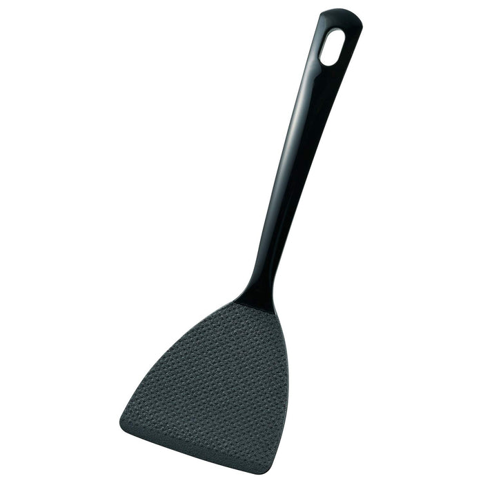 Akebono Flexible Nylon Spatula Black Plastic Turner CH-2104 Kitchen Tool