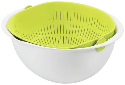 Akebono 2-in-1 Large Strainer and Colander Bowl Set Mz-3510