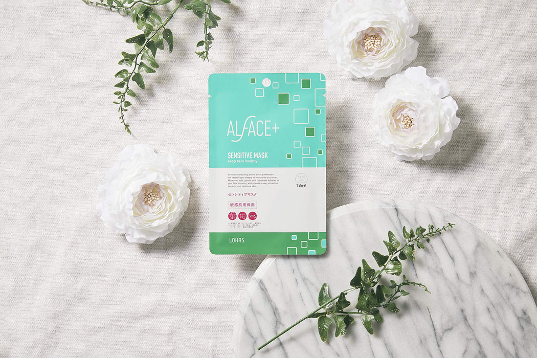 Alface Sensitive Mask - 4 Sheet Pack for Gentle Skincare