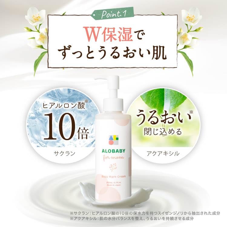 Alobaby For Mum Body Mark Cream 200ml Organic Additive-Free Moisturizer