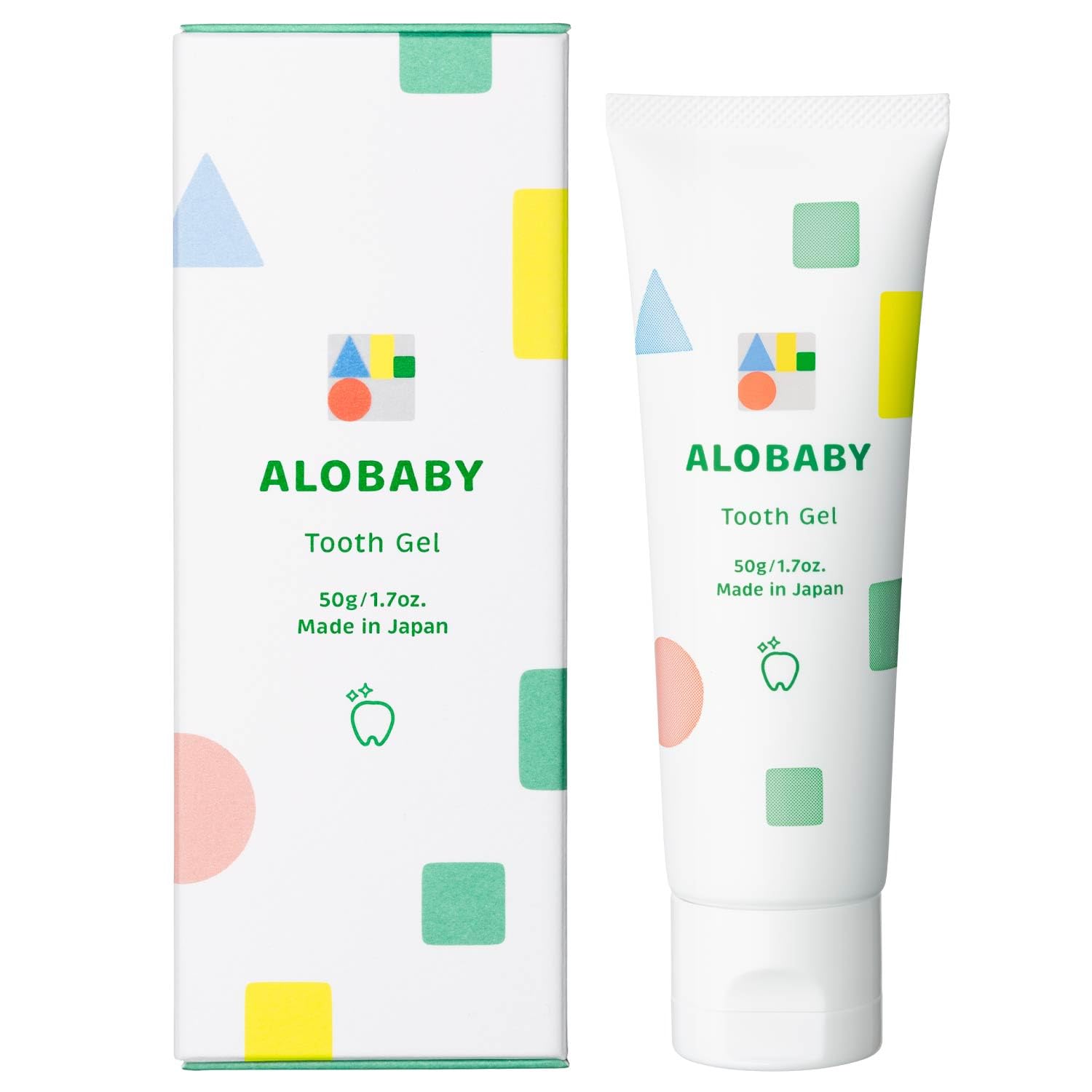 Alobaby Organic Orange Toothpaste Gel 50G Fluoride-Free for Kids