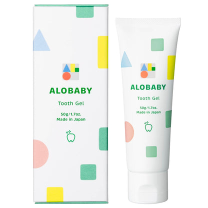 Alobaby Organic Orange Toothpaste Gel 50G Fluoride-Free for Kids
