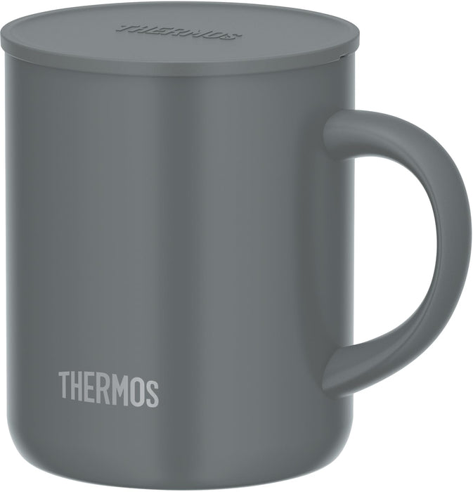 Thermos Dark Gray Vacuum Insulated Mug with Lid 350ml - JDG-352C
