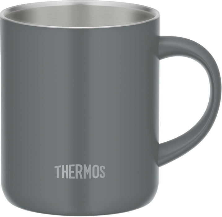Thermos Dark Gray Vacuum Insulated Mug with Lid 350ml - JDG-352C