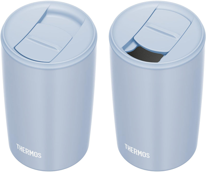 Thermos Ash Blue Vacuum Insulated Tumbler 400ml with Lid Dishwasher Safe - JDP-401 ASB