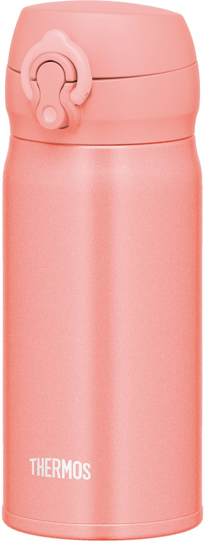 Thermos 0.35L Stainless Steel Vacuum Insulated Portable Mug Lightweight & Easy-Clean Coral - JNL-355 CRL
