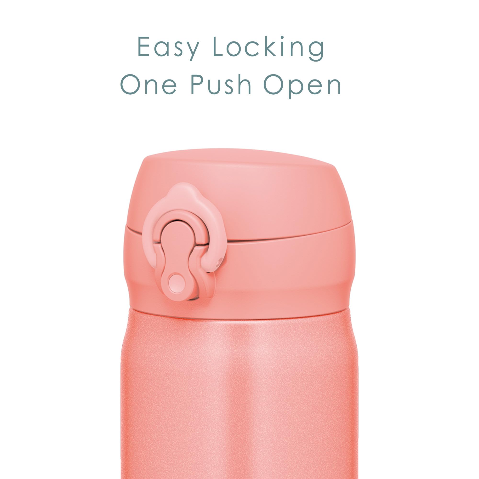 Thermos 0.35L Stainless Steel Vacuum Insulated Portable Mug Lightweight & Easy-Clean Coral - JNL-355 CRL
