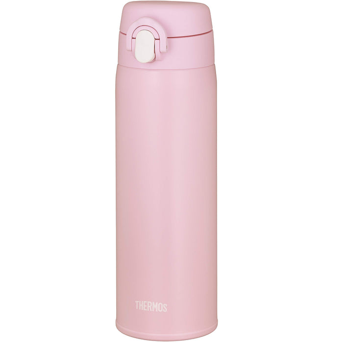 Thermos 500ml Vacuum Insulated Water Bottle Dusty Pink Stainless Steel Ultra-Lightweight with Removable Spout Jof-500 DTP